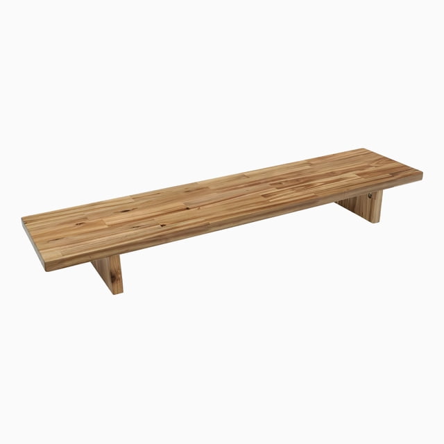 Desky Minimal Monitor Stand - Acacia Hardwood