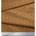 thumbnail image 3 of Soimoi Polyester Crepe Fabric Coke & Burger Food Printed Fabric 1 Yard 52 Inch Wide, 3 of 3