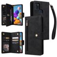 thumbnail image 1 of Case for Samsung Galaxy A21S Magnetic Leather Zipper Wallet Cover Card Holder, 1 of 5