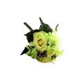 thumbnail image 2 of Xingzhi Artificial Flowers Bouquet Fake Hydrangea Heads Realistic Roses Party Home Decorative Table Wedding Display Decoration Green, 2 of 6