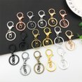 thumbnail image 3 of VONKY 10pack/lot multifunctional Metal Key Chain Snap Hooks For DIY Jewelry Accessories Bright silver 1Set, 3 of 6
