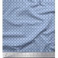 thumbnail image 1 of Soimoi Polyester Crepe Fabric Geometric Small Print Fabric by The Yard 52 Inch Wide, 1 of 3