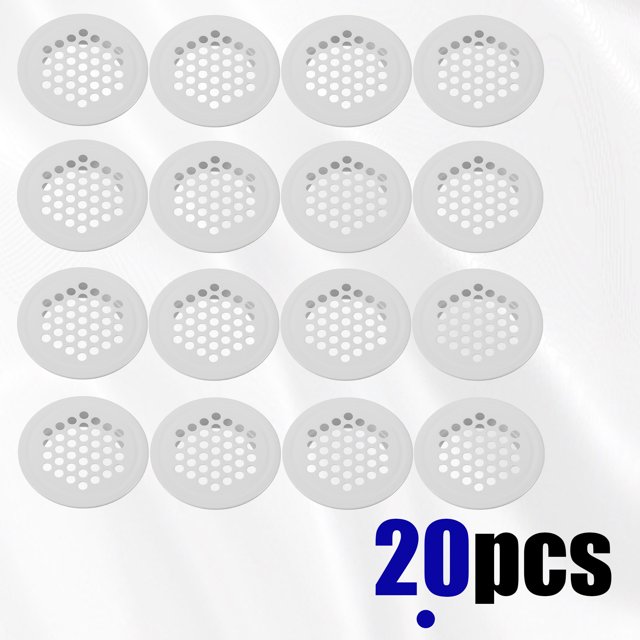 maskred 20pack/lot Smooth Line Duct Vent Timeless And Simple For Anywhere Round Edge Hole Plug Decoration