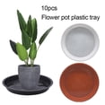 thumbnail image 2 of 10Pcs 10Sizes Plastic  Shape Home Garden Flower Pot Planter Tray Saucers, 2 of 10
