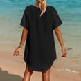 thumbnail image 4 of 2025 Paréo de Maillot de Bain pour Femmes en Dentelle Maternité Sortie de Plage Crochet Col en V Sortie de Bain Tenue Robe de Plage Robes de Plage pour Femmes Sortie de Plage Sorties de Plage pour, 4 of 6