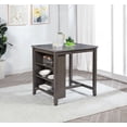 thumbnail image 3 of K-Living Pheony Marble Counter Height Table with Storage and & 2 Bar Stools, 3 of 7