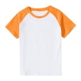 thumbnail image 2 of Timegard Girls Clothes Toddler Crew Neck Short Sleeve Comfy Cotton Block Color Tee Shirts Summer, 2 of 6