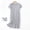 N-Grey, variant on 2025 Women's Cotton Nightgown Sleepwear Night Gowns Short Sleeves Shirt Casual Night Gown Petite Print