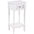 thumbnail image 1 of Convenience Concepts French Country Khloe Deluxe Accent Table in White Wood, 1 of 6