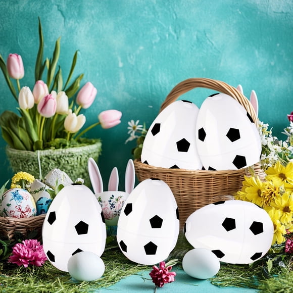Fwttom Easter Decorations 15cm Opening Easter Sports Easter Products