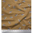 thumbnail image 1 of Soimoi Rayon Fabric Shoes Men Decor Fabric Printed Yard 42 Inch Wide, 1 of 3