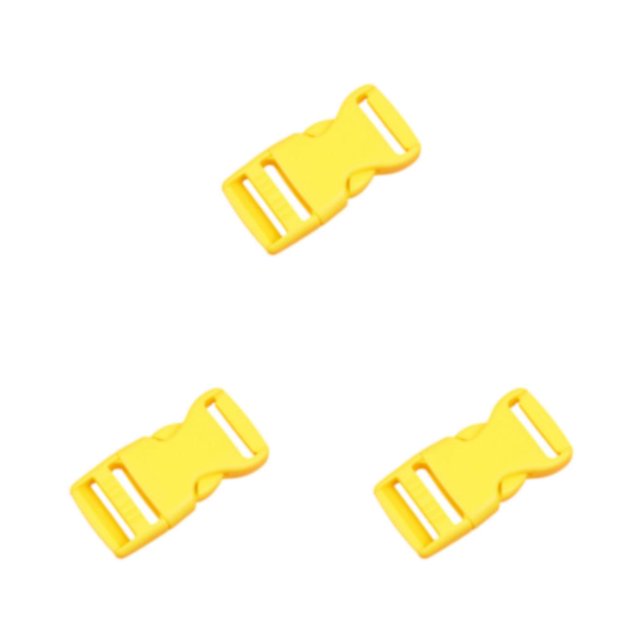 relayinert 10pcs/set Easy To Buckle Strap With Multi-Color Clasp Belt Buckles High Compatibility ABS Release Buckle Hook Buckle light yellow 3Set