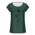 thumbnail image 4 of Birdeem Womens Cap Sleeve Tops Summer Tank Top Casual Basic Tees Shirts Loose Blouses, 4 of 12