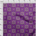 thumbnail image 2 of oneOone Silk Tabby Fabric Floral Block Decor Fabric Printed BTY 42 Inch Wide, 2 of 4