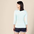 thumbnail image 3 of walmart Essentials T-Shirt à Encolure Bateau à Manches 3/4 pour Femmes, 3 of 8