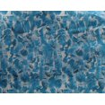 thumbnail image 4 of oneOone Georgette Viscose Medium Blue Fabric Florals Dress Material Fabric Print Fabric By The Yard 42 Inch Wide-66Y, 4 of 4