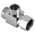 thumbnail image 3 of 5X Brass 3 Way Water Diverter Adapter Quickly Installation Bathroom Shower Bidet Angle Replacement Valve Connector, 3 of 8