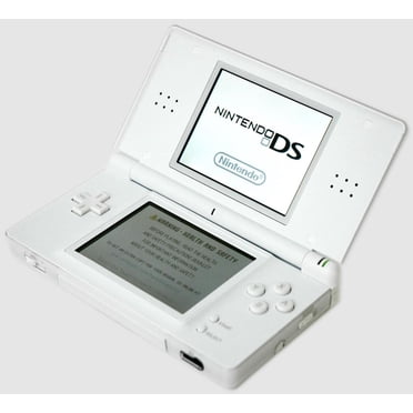 Authentique Nintendo DS Lite (Blanc Polaire) avec Stylet et Chargeur (OEM) - comme Neuf!
