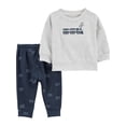 thumbnail image 1 of Child of Mine Baby Boy 2pc Set Train, 1 of 3