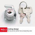 thumbnail image 4 of Maytalsory Store Cash Tray Box Lock Replacement Money Case Security Locks Cylinder Coin Bank Accessories Hardware Spare Parts Show as Picture 1Set, 4 of 6