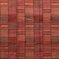 thumbnail image 1 of Ahgly Company Tapis d'Intérieur Carrés Abstraits Rouges Abstraits pour Aire, 4 Pieds Carré, 1 of 6