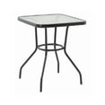 thumbnail image 1 of Four Seasons Courtyard Sunny Isles Tempered Glass Top Patio Dining Table, 1 of 7