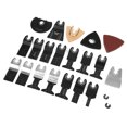 thumbnail image 3 of Oscillating Saw Blades, Oscillating Multitool, Oscillating Multi Tool Blades Wood Cutting Kit 26Pcs For Wood Metal Plastics, 3 of 8
