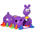 thumbnail image 1 of Qaba Tunnel pour Enfants pour Ramper, Design de Chenille, pour 3-6 Ans, 1 of 10