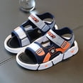thumbnail image 3 of IUJSOY Kid Sandals Boy Summer Open Toe Sports Sandals Adjustable Straps for Toddler Little Big Kid, 3 of 5