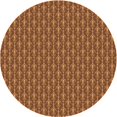 thumbnail image 1 of Ahgly Company Tapis Rond Lavable en Machine Intérieur Transitionnel Rouge Tomate, 5 Pieds Rond, 1 of 7