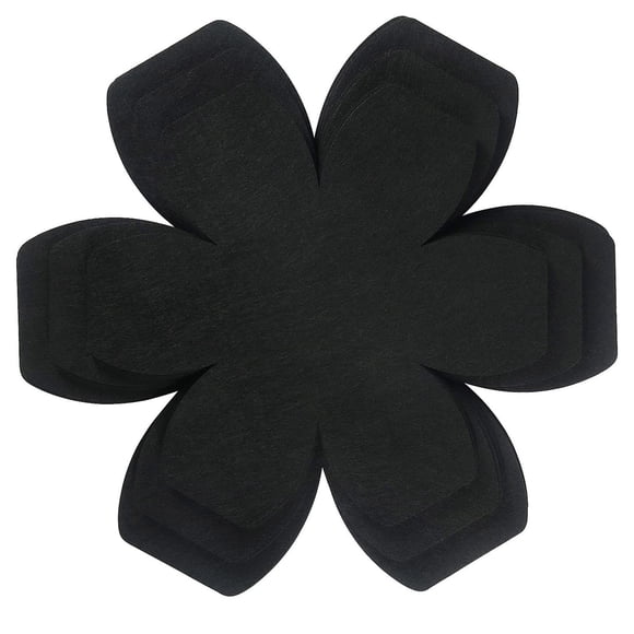 12 Pcs Pot And Pan Protectors For Stacking In 3 Sizes Pan Separators Pan Stacking Protectors Pot Protectors Ceramic Glass Cookware Dividers Pads, 15.94x13.98x11.81 inch, Black