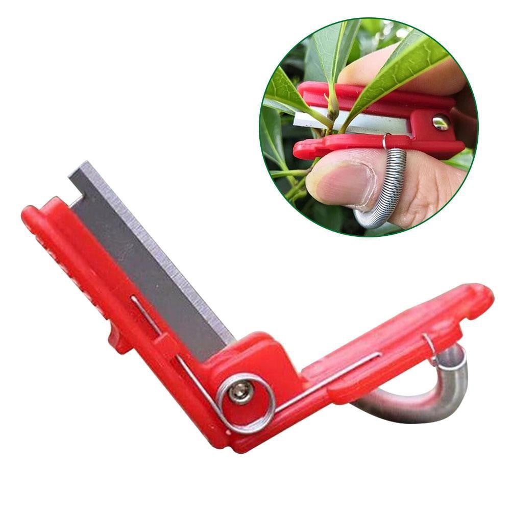Suncoda Picking Knife, Fruit and Vegetable Picking Knife Grape Pinching Knife Vegetable Picking Thumb Knife Cucumber Fruit Picking Small Chopping Knife