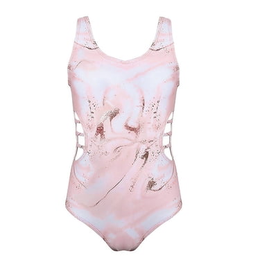 LUOGENLI Girls Swimsuit Size 65 Two Piece Surf Girls Beach Sport 1 Piece Swimsuit Girls Swimsuit Size 18 Shorts 13-14 Years