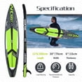 thumbnail image 4 of WKERSIY Paddle Board,Inflatable WithPaddle HuiopNon-slip Eva Mewmewcat Qisuo Non-slip Eva Deck, 4 of 6