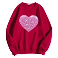 thumbnail image 4 of Mode Femme Décontractée Couleur Unie Ample Manches Longues Imprimé Lettre Col Rond Chandail à Capuchon 2t Fermeture à Glissière Chandail à Capuchon Fille Chandail à Capuchon Deux Pièces Robe Chandail Français Doublée Veste Femme Décontractée Chaude Hauts Femme, 4 of 4