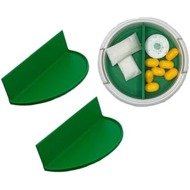 Porte-pochette Portable à Double Plateau pour Zyn et Autres Marques, Séparateur de Canette Séparé (Vert Menthe) Vert Menthe Vert Menthe