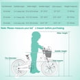 thumbnail image 2 of Gymax Vélo pour Enfants Rétro 18 Pieds' avec Guidon et Selle Réglables en Hauteur Vert, 2 of 10