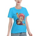 thumbnail image 2 of Women's Basic Short Sleeve T-Shirt One Piece Chopper, 2 of 6
