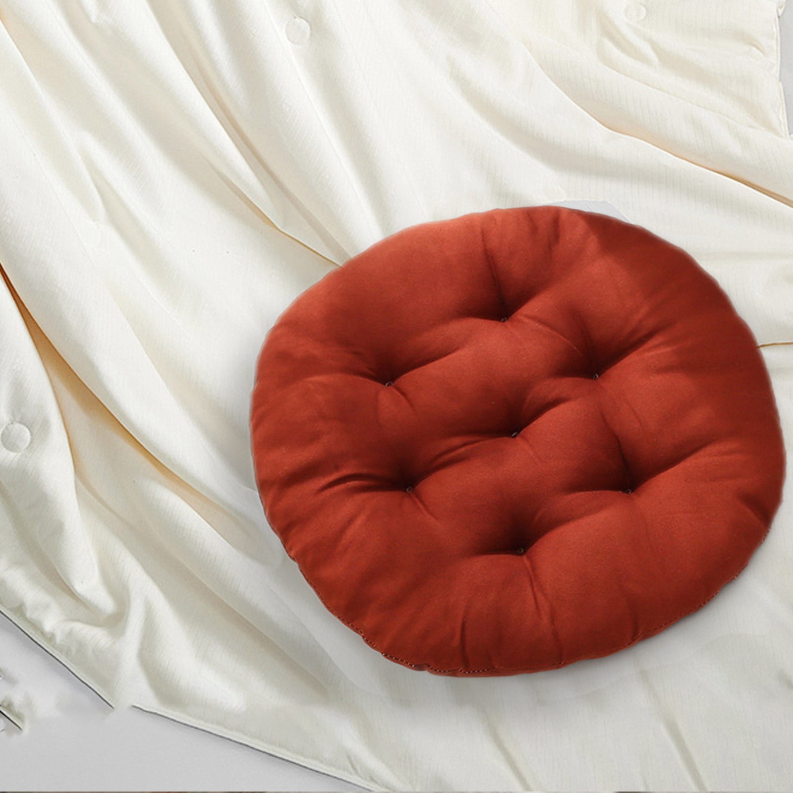 Chaise Ronde Rembourrée Chaise de Salle à Manger Rembourrée Chaise de Bureau pour Étudiant Rembourrée