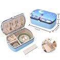 thumbnail image 1 of Small Travel Jewelry Box Jewelry Makeup Organizer Bag for Necklaces Rings Studs Bracelets, 1 of 2