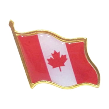 Canada Flag Pin Canadian National Lapel Brooch Patriotic Badge Maple Leaf Jewelry Souvenir Collectible Accessory