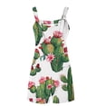 thumbnail image 5 of Pisexur Combinaison Décontractée Grande Taille pour Femmes Summer Floral Sans Manches Barboteuse Sangle Spaghetti Réglable Élastique Shorts une Pièce avec Poches S-3XL, 5 of 5