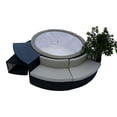 thumbnail image 4 of Canadian Spa Surround Furniture Round Love Seat, 4 of 5