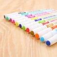 thumbnail image 3 of RKSTN double line pen 12-color Double Line Outline Pen Set For Student Drawing Graffiti Marker 5ml, 3 of 8
