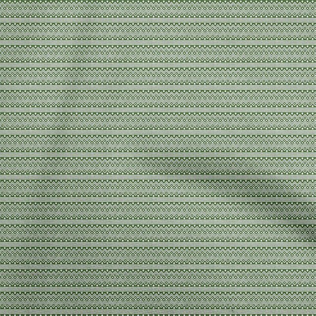 oneOone Rayon Green Fabric Tribal Craft Projects Decor Fabric Printed By The Yard 56 Inch Wide