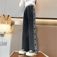 thumbnail image 3 of KVPLBQFD Juniors Jeans Barrel Jeans Pantalones De Trabajo Para Hombre Camo Cargo Pants Girls 10/12 Clothes for Teen Girls 10-12 Girls Clothes Size 12, Black 12-13 Years, 3 of 8