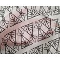 thumbnail image 4 of oneOone Silk Tabby Fabric Floral & Triangle Block Print Fabric By The Yard 42 Inch Wide, 4 of 4