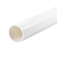 thumbnail image 1 of Uxcell Tuyau Rond Rigide Blanc à Fort Impact pour Tuyau d'Eau 1,42 x 1,57 Pouces, 1 of 6