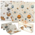thumbnail image 1 of Qaba Baby Play Mat, Crawling Mat 77" x 69", Astronaut & Planet Theme, 1 of 10