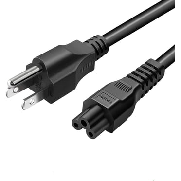 3-Prong 6-FT Power Cable,Plum Blossom Head Power Adapter,7A 125V Laptop Notebook Power Cord AC Line 213349-009